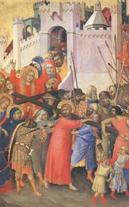Simone Martini The Carrying of the Cross (mk05) Germany oil painting art